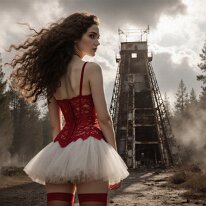 Aborted Search for the Ghost Missile Protocol The world is destroyed — yet beauty refuses to die. Amid ruins and ash, humanity’s last grace endures — wrapped in leather, lace, and defiance. Style becomes...