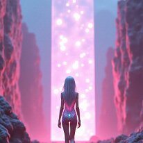 Gateway to Higher Realms A fusion of industrial decay and futuristic elegance—this collection showcases powerful women in surreal, mechanical landscapes. From colossal rusted machines...