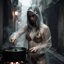 Gutter Alchemist in the Smog Slums