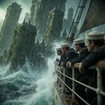 The City That Should Not Be – When the Ocean Gave Birth to Madness! The storm howls in a language older than the wind. Sailors cling to the railing as the sea splits open, revealing a skyline that has long since swallowed its...