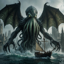 When the Sea Rejected God – The Ship That Witnessed the Unholy Geometry! The ship’s compass spins wildly—not because of the waves, but because of the calamity. Cthulhu does not merely rise; he unfolds into dimensions that the human...