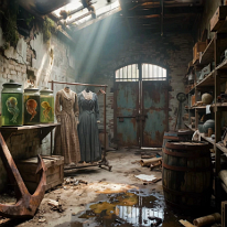 The Archive of Things That Were Never Allowed to Become Reality The hall was never meant to be found. What is stored here is not forgotten—it is preserved, guarded with a care that has nothing to do with hope. The dresses on...