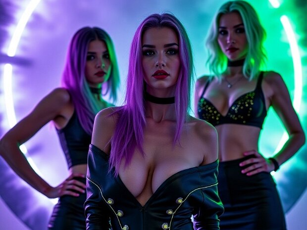 02 Veils of Survivors A new vision emerges from fractured futures and forgotten realms alike. Blending surreal dystopian decay with sensual...