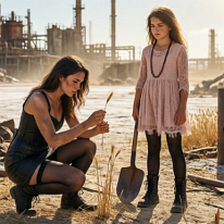 Keims of Hope The sun hangs harshly above the salt plains of Black Gold Basin, merciless and unmoving. The air shimmers as if the world itself were flickering beneath the...