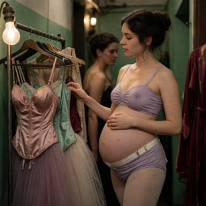 Quiet Dedication Despite Pregnancy