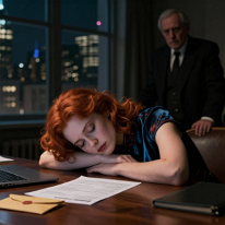 Between Power and Night In a silent office at night, a secretary confronts guilt and exhaustion as her powerful boss watches from the shadows. A hidden affair, a final meeting, and...